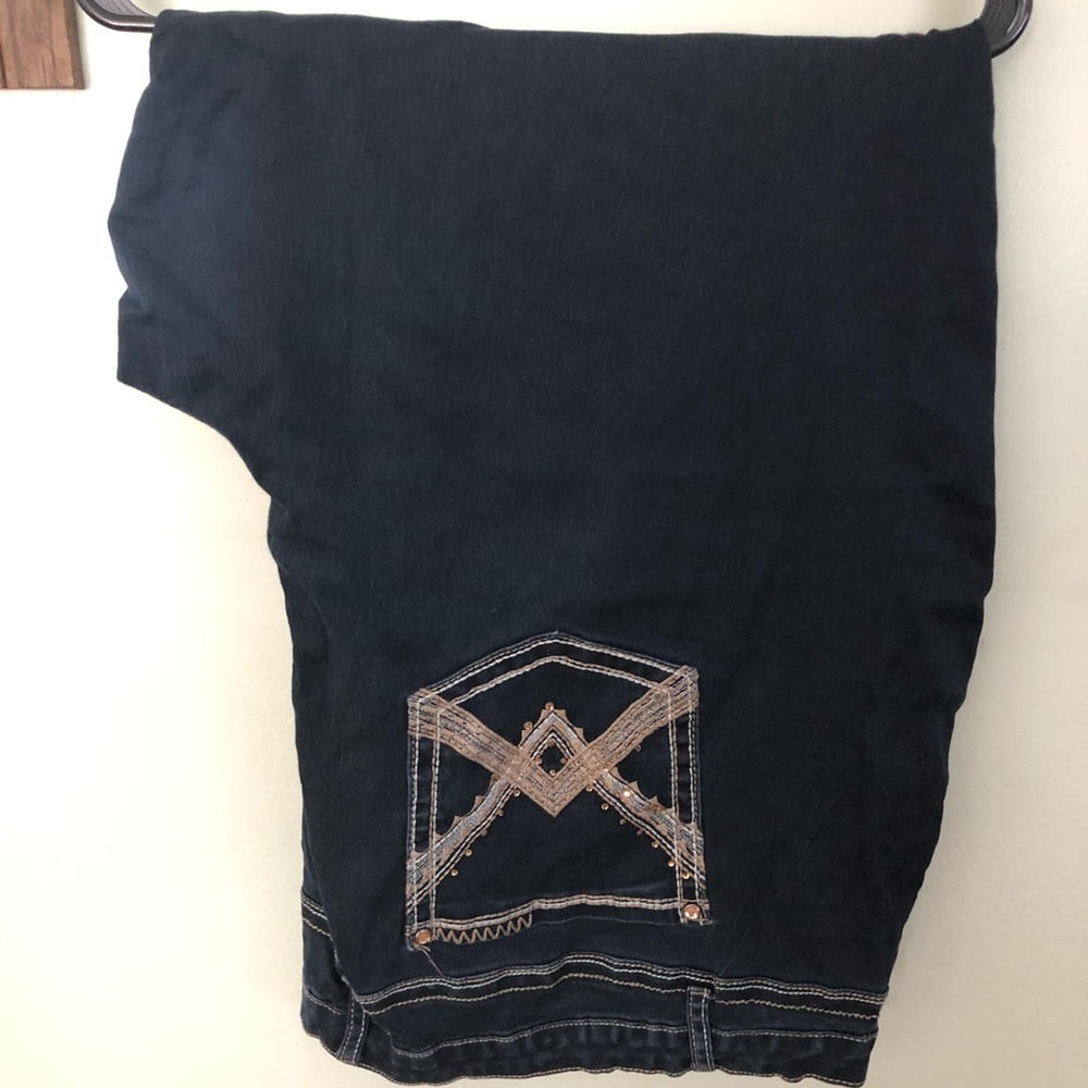 Dark Wash Super Stretch Skinny Jeans